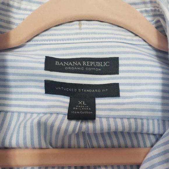 Banana Republic Men's Long‎ Sleeve Button-down Size XLarge - Picture 4 of 4